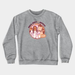 Horse Girls for Abortion! Abortion is a Human Right Crewneck Sweatshirt